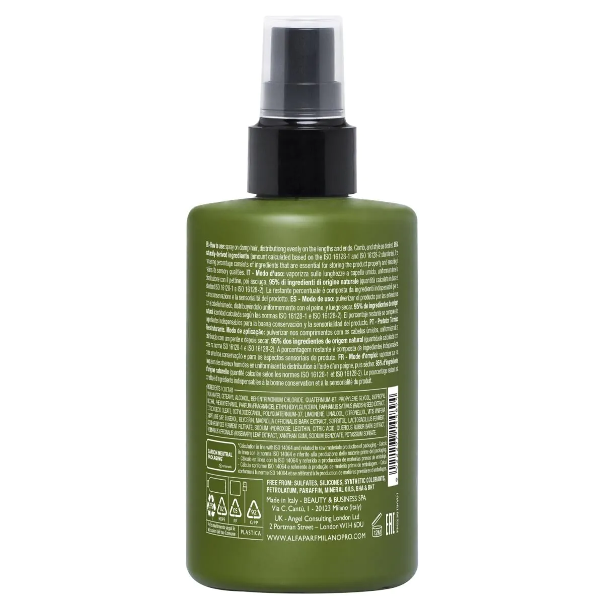 Alfaparf Milano Benvoleo Recovery Heat Guard