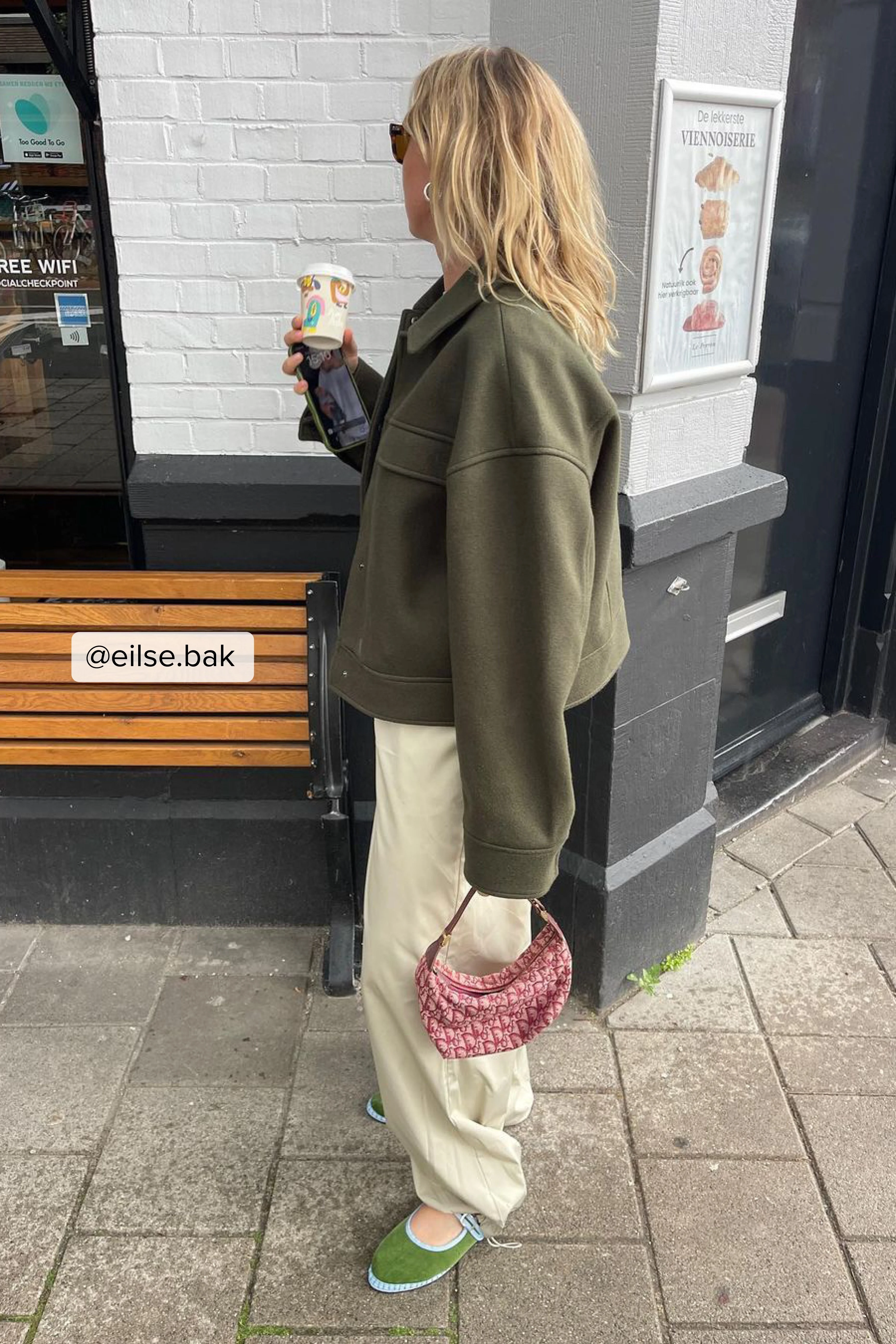 Jacke im Woll-Look