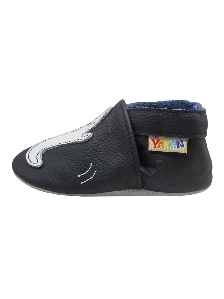 Yalion Leder-Krabbelschuhe 