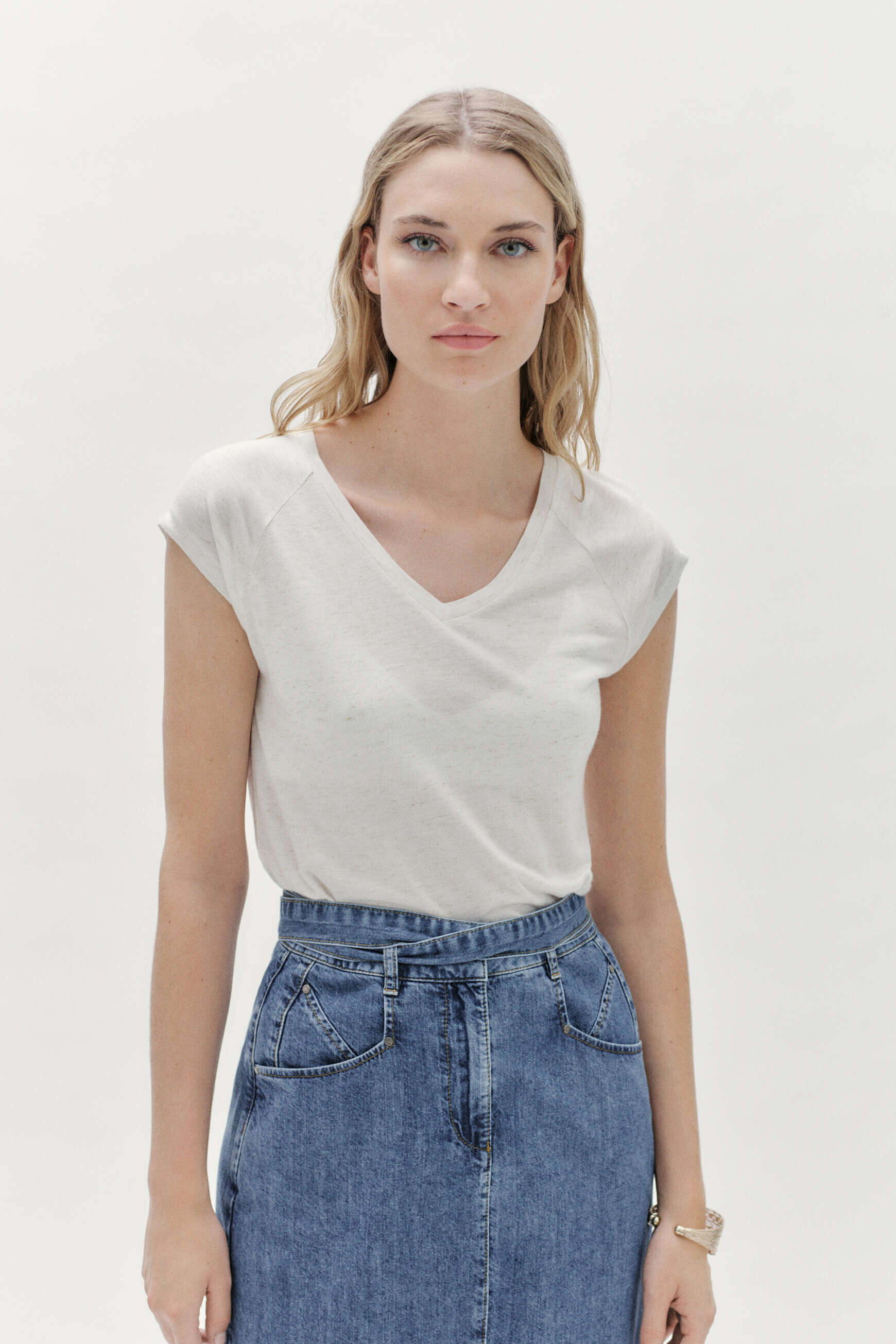 t-shirt dakota ivoire femme