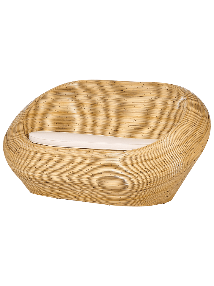 Beliani Gartensofa MAIORI in /Beige - (W) 180 x (H) 88 x (L) 110 cm günstig kaufen onesize
