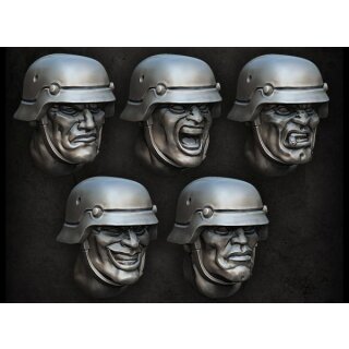 Sturmpioniere heads (5)