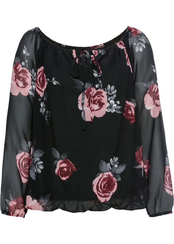 Bluse mit Tunnelzug