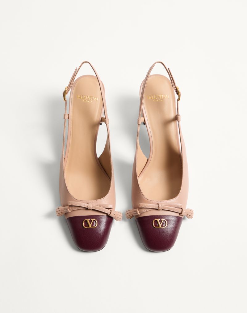 Bomba Slingback de pele de cabra Valet Du Roi 60 mm