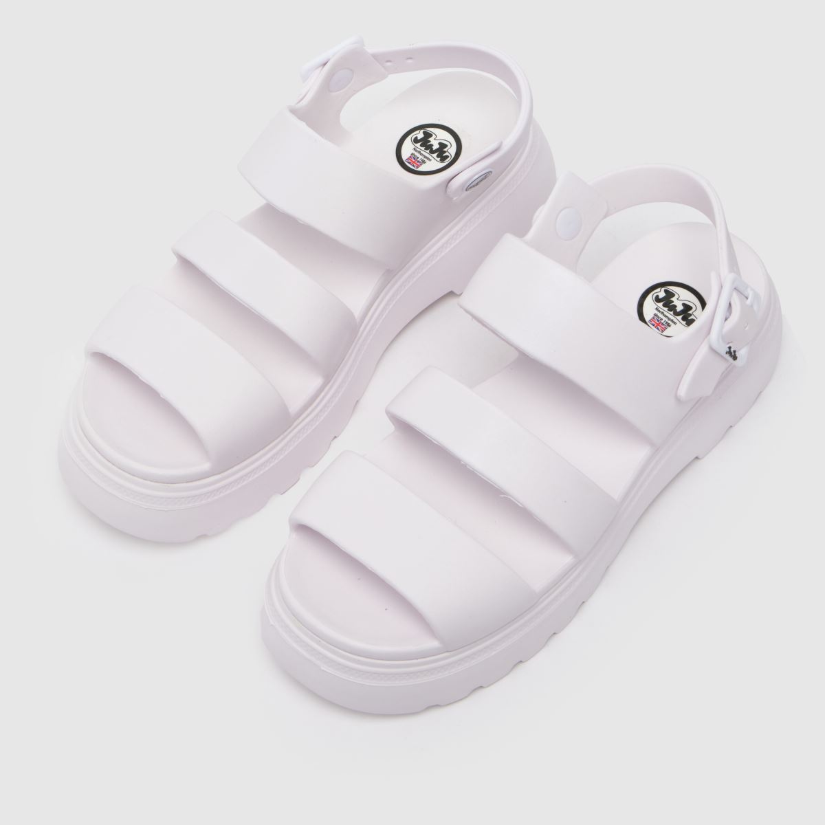 JUJU JELLIES – Soliga sandaler i benvitt