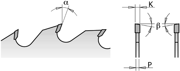 Lâmina de serra CMT 285.096.12M com dentes trapezoidais esquerdo/direito 300 x 30 x 96T