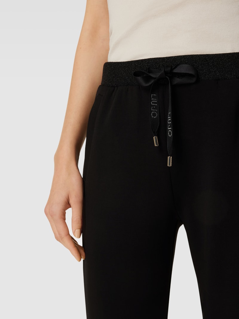 Sweatpants mit Kontraststreifen in black