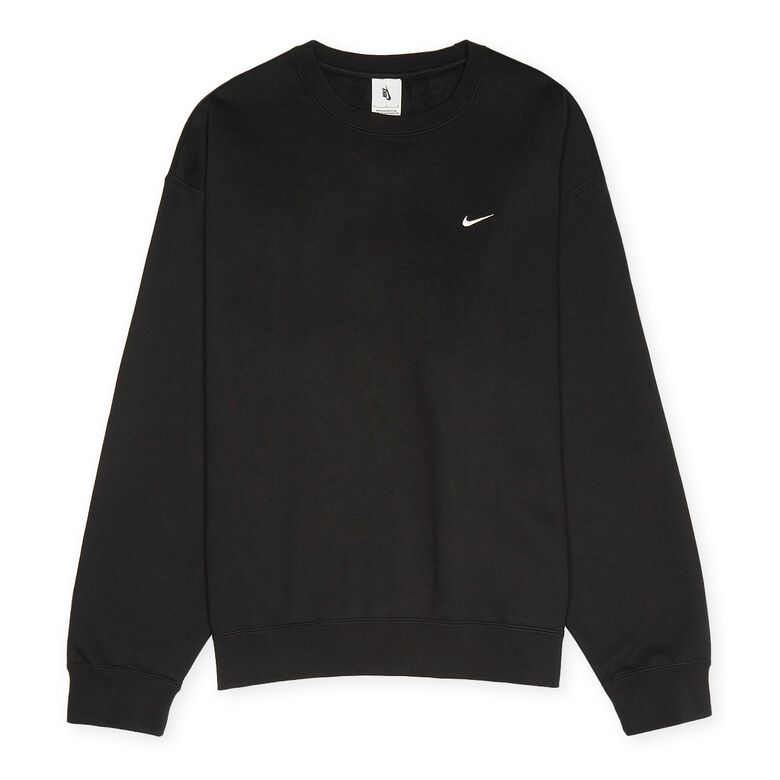 NIKE Solo Swoosh Fleece Crew black/white