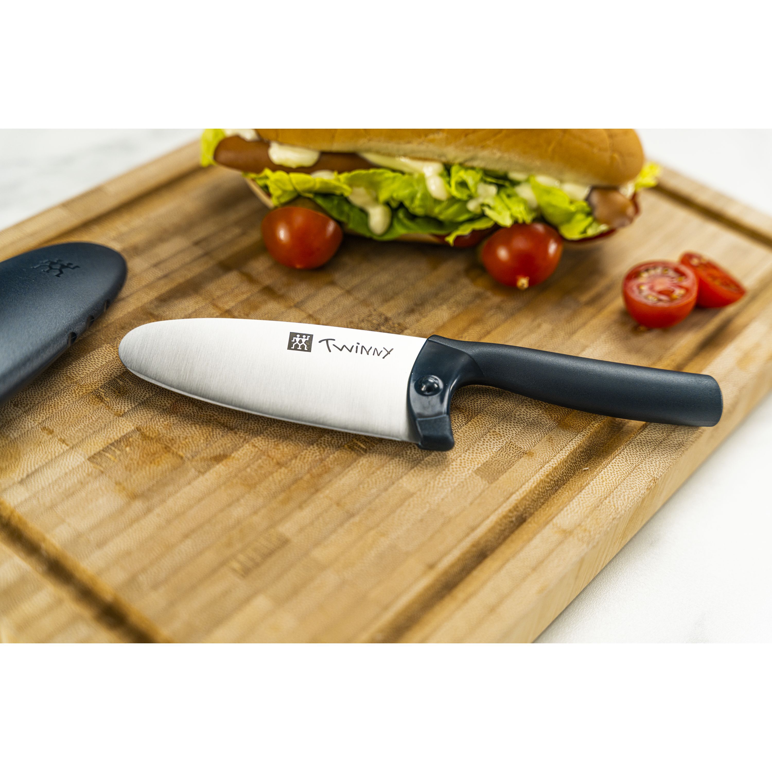 Kochmesser 10 cm, Blau
