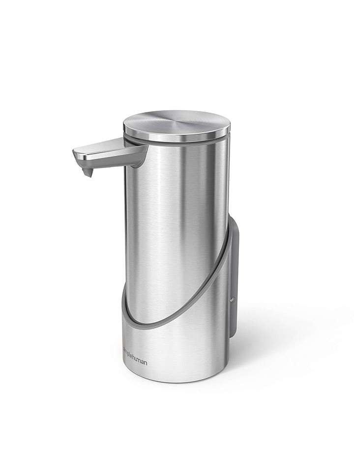 simplehuman Seifenspender-Wandhalterung in Silber - (H)19 x Ø 8,5 cm günstig kaufen onesize