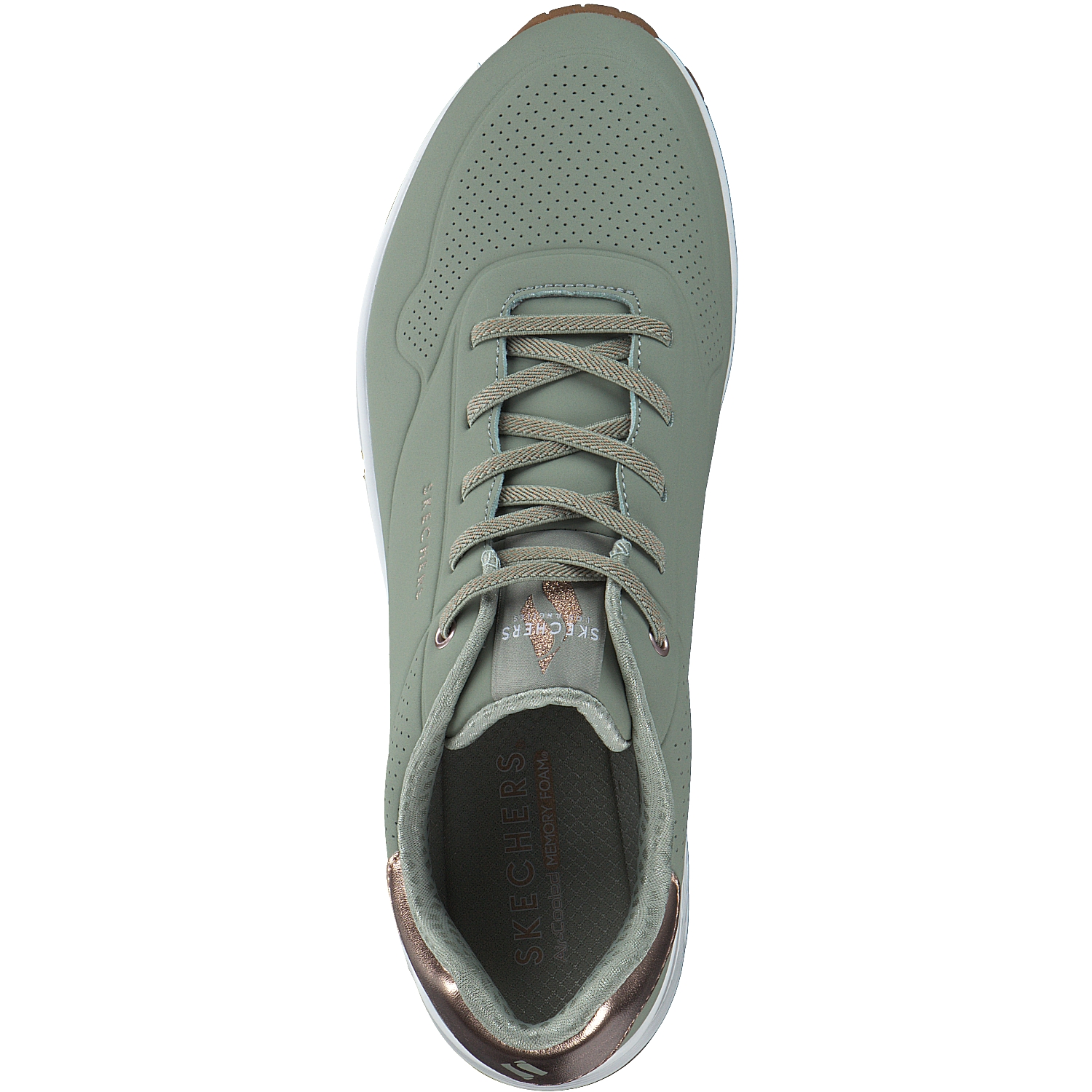 Skechers 155196, Schnürschuhe, Damen, Grün