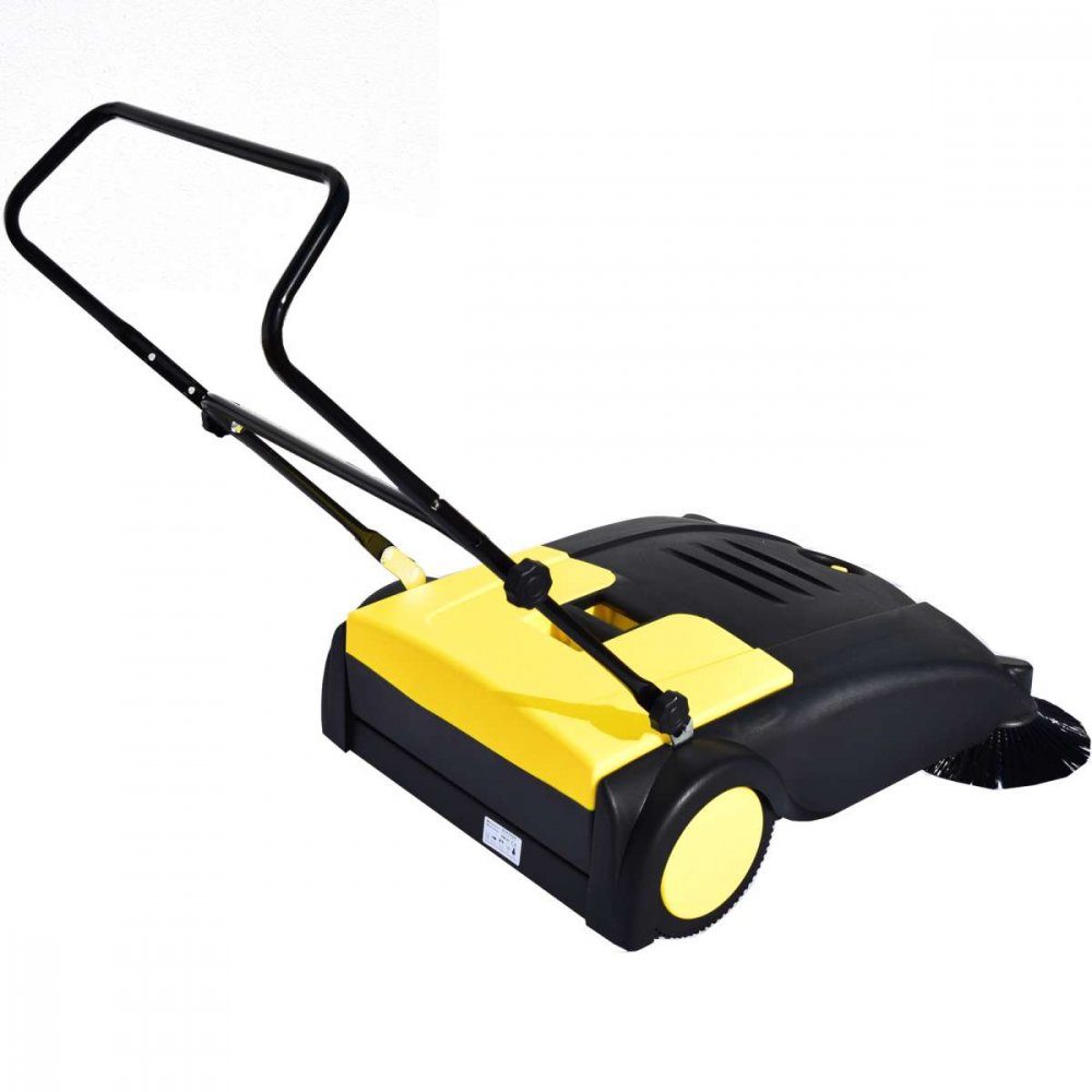 Syntrox Handkehrmaschine Syntrox Kehrmaschine 80 cm breit mit 2 Kehrbürsten