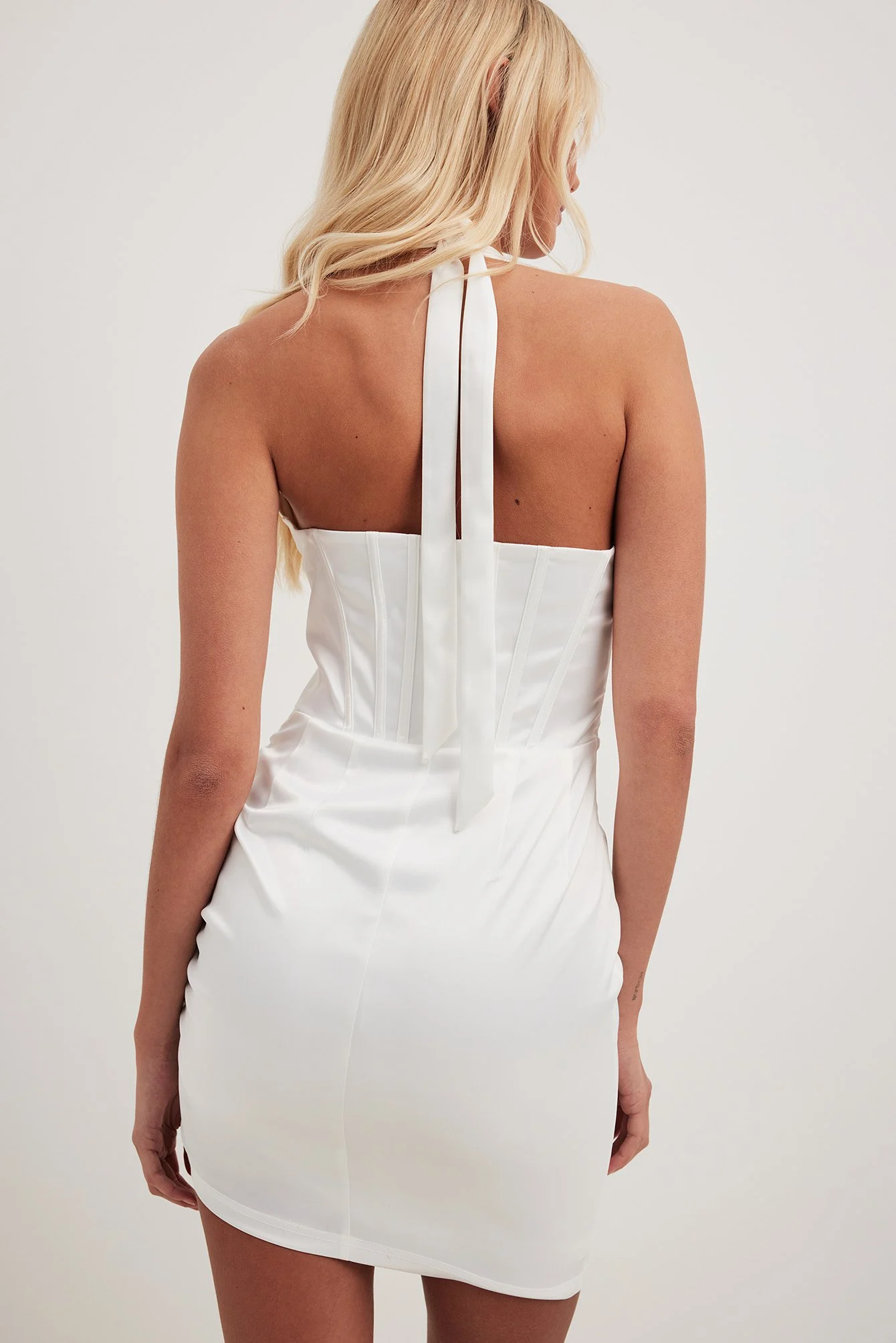 Kleid mit Korsett-Detail