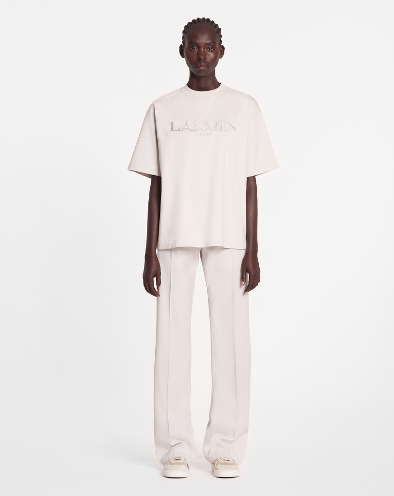 T-SHIRT OVERSIZE BRODÉ LANVIN PARIS