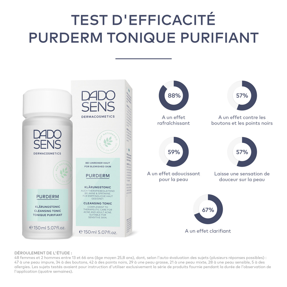 Dado Sens TONIQUE PURIFIANT PURDERM