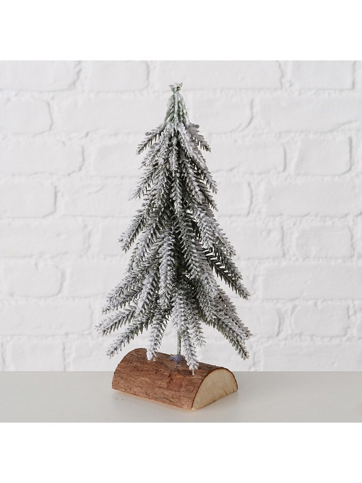Boltze Deko-Weihnachtsbaum in Grün/ Weiß/ Braun - (H)24 cm günstig kaufen onesize
