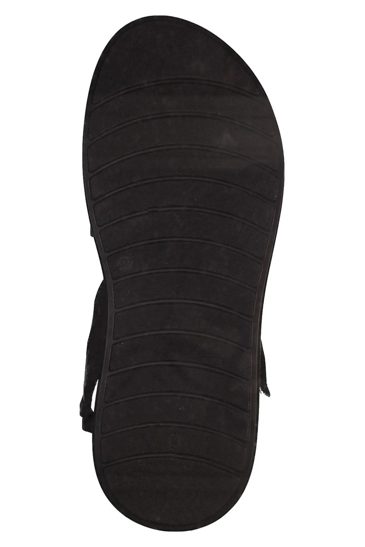 s.Oliver  Sandalette - Schwarz - Flacher Absatz