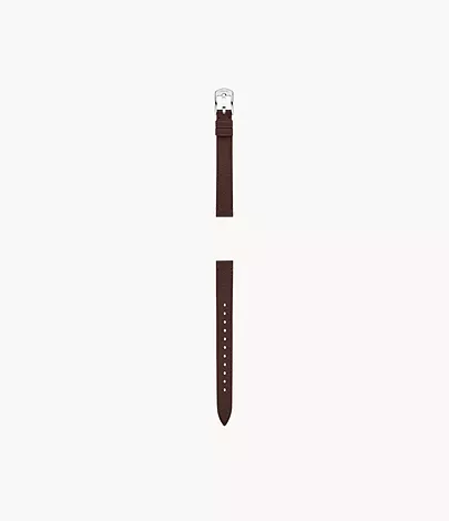 Fossil Band 12 mm LiteHide-Leder dunkelbraun