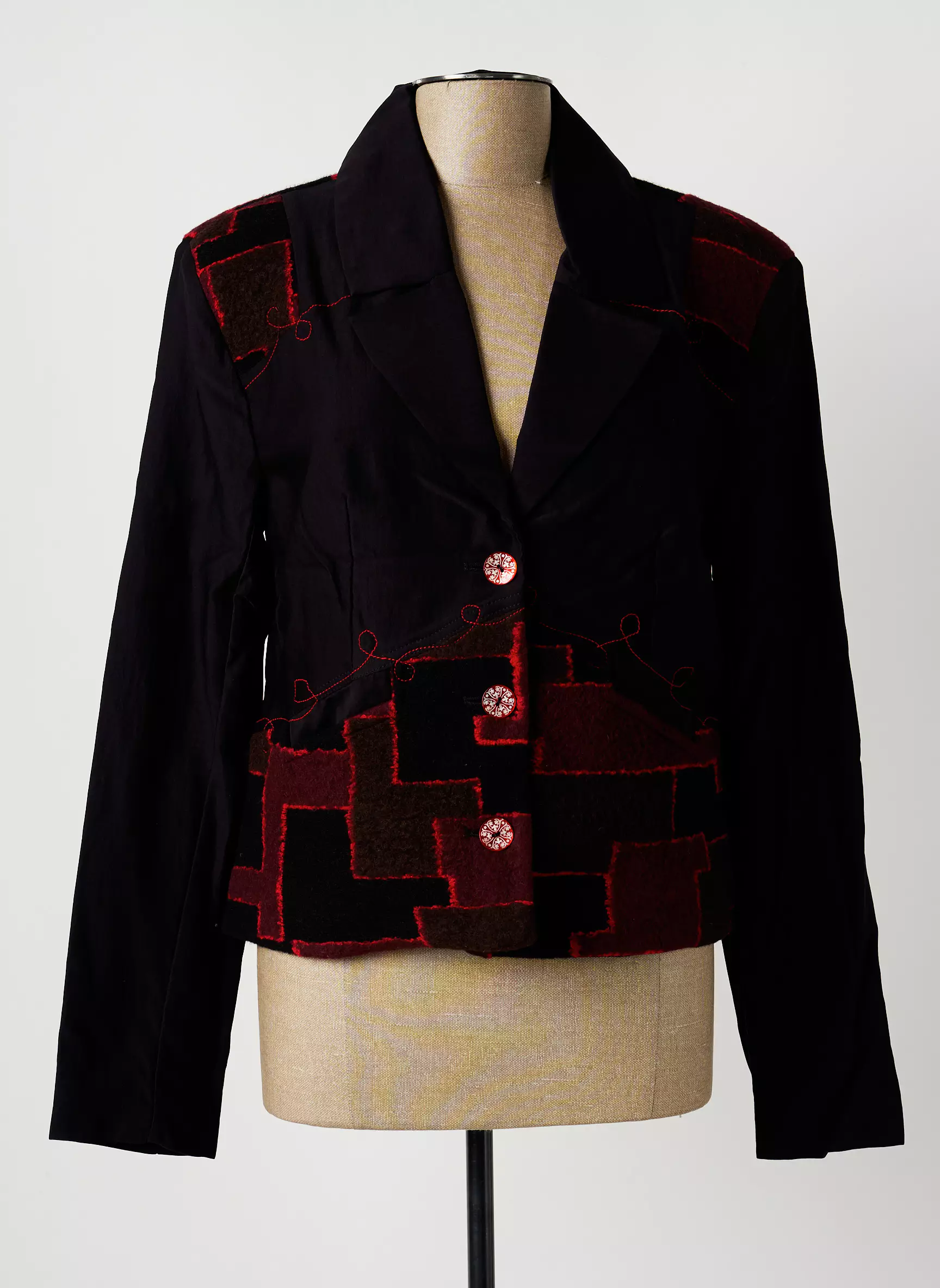 Madame Zaza Of Marseille Vestecasual Femme couleur noir