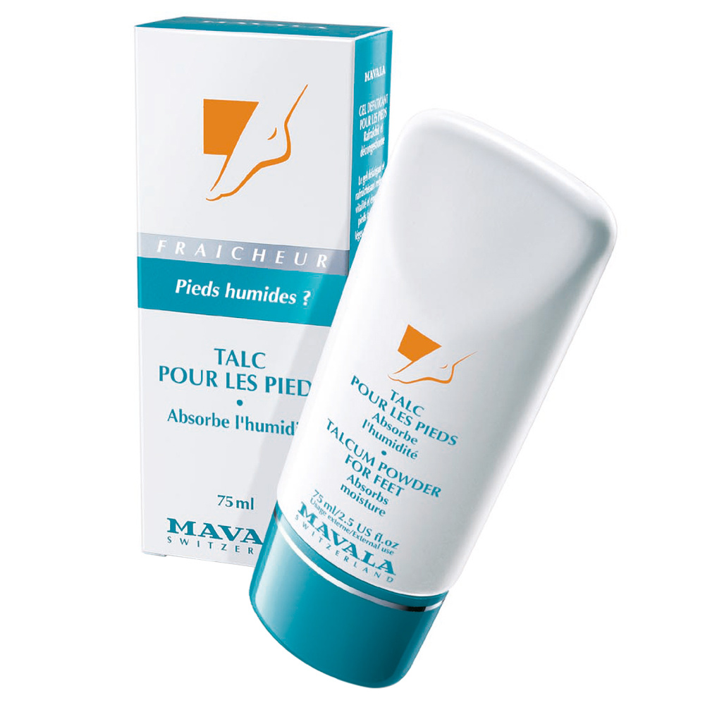 Mavala TALC RAFRAÎCHISSANT POUR LES PIEDS - 75ml Fraîcheur des pieds