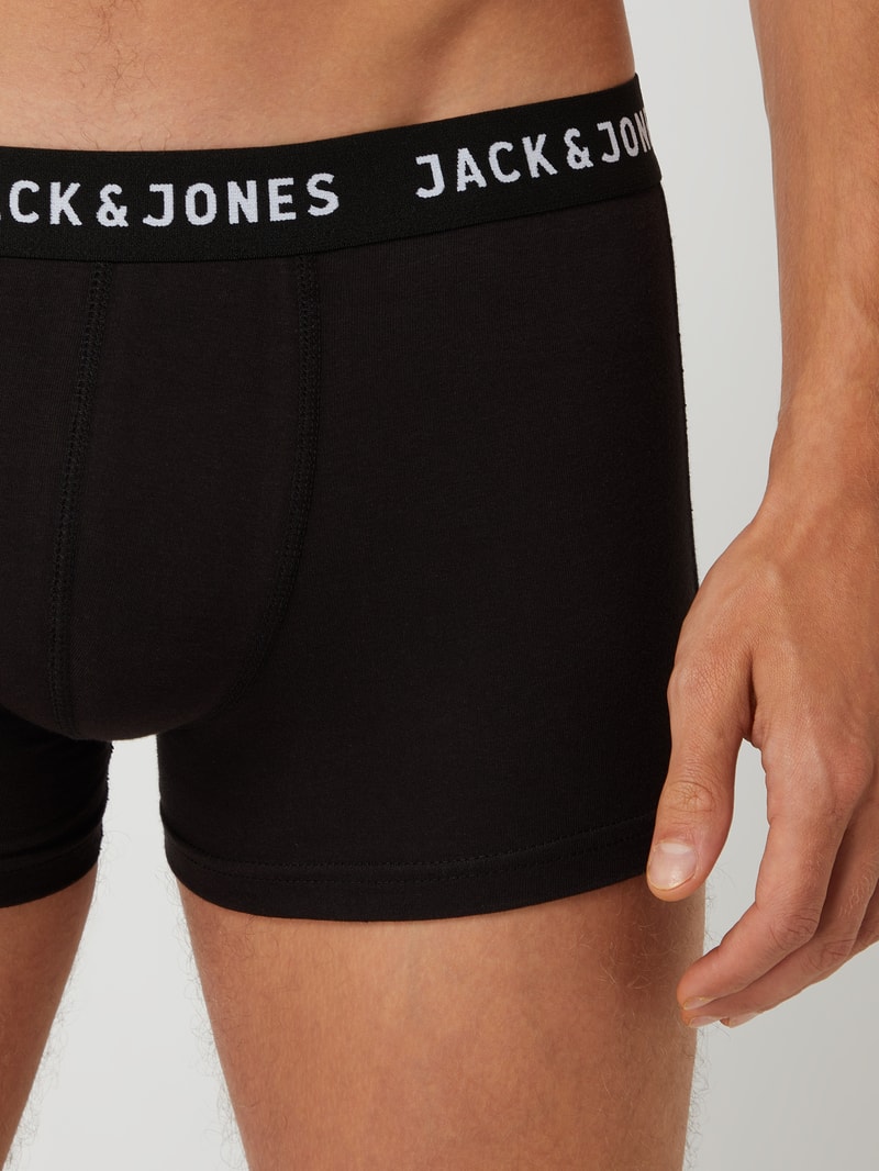 Trunks mit Stretch-Anteil im 7er-Pack in schwarz