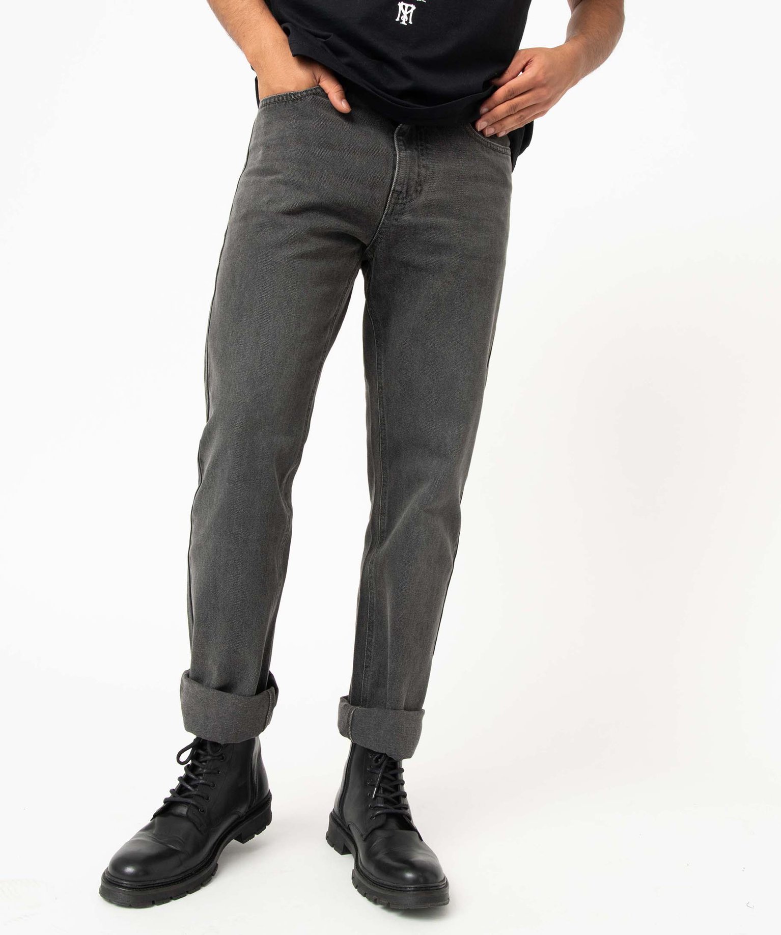 Jean homme regular taille normale gris | GEMO