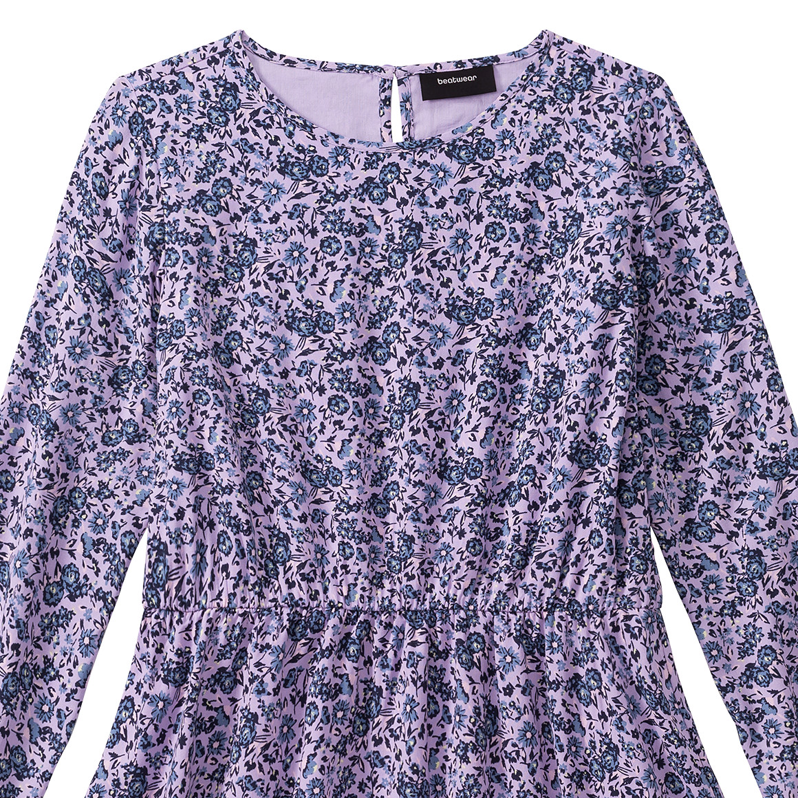 Mädchen Kleid mit Blumen-Allover