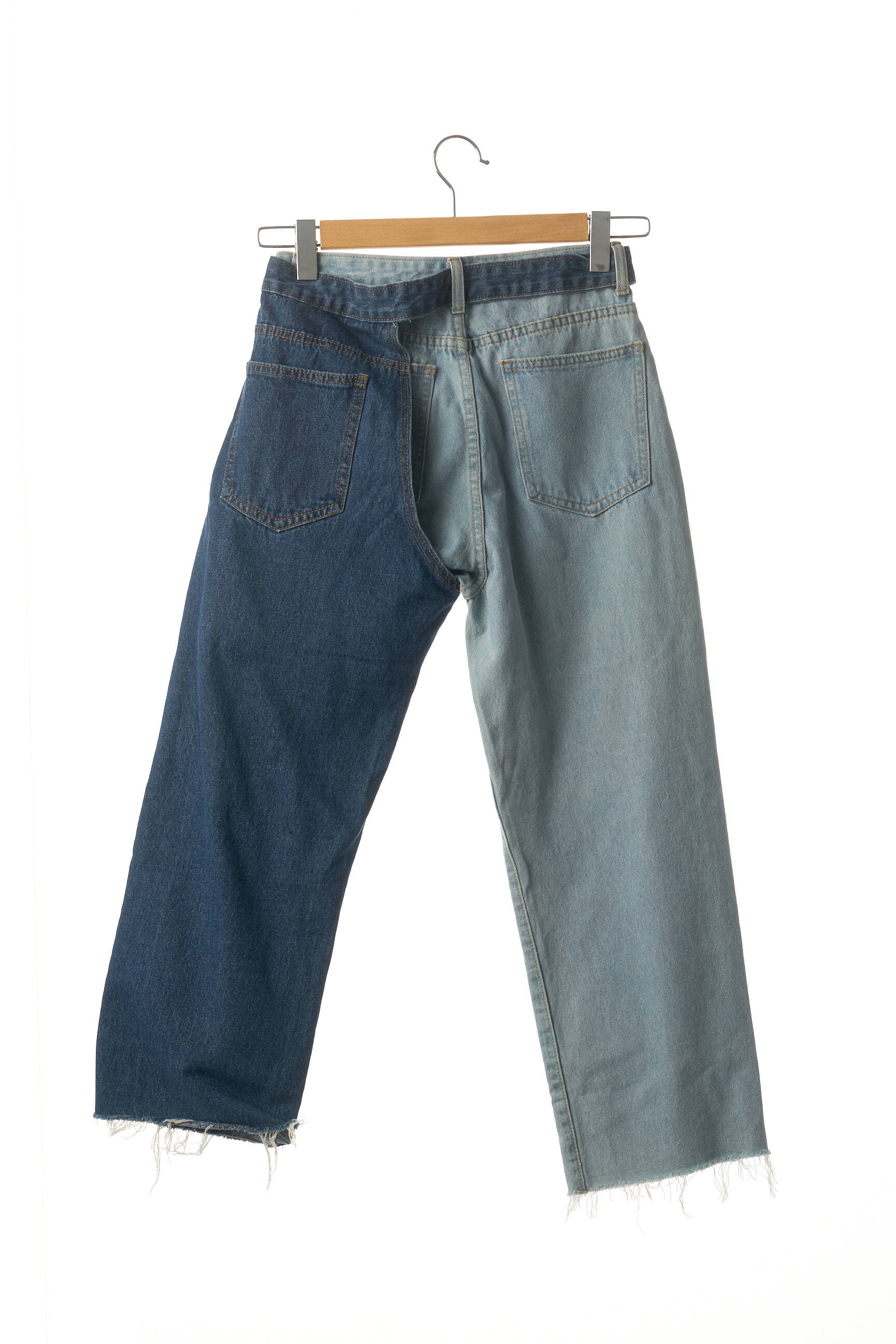 Armani Jeans Coupe Droite Femme couleur bleu