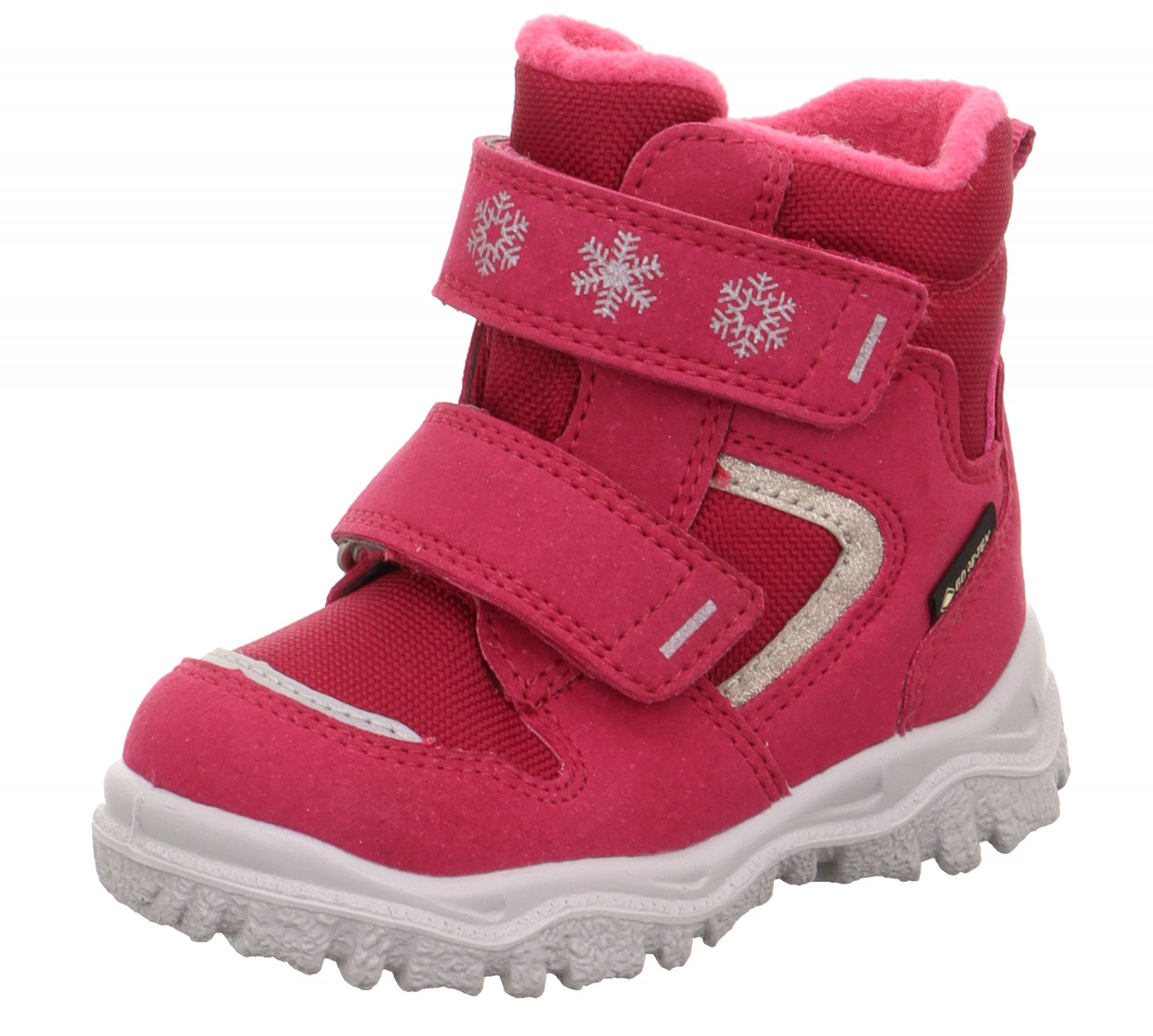 HUSKY1 - Pink Boots mit Klettverschluss