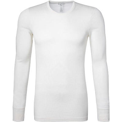 HANRO, Longsleeve, Seide, wollweiß