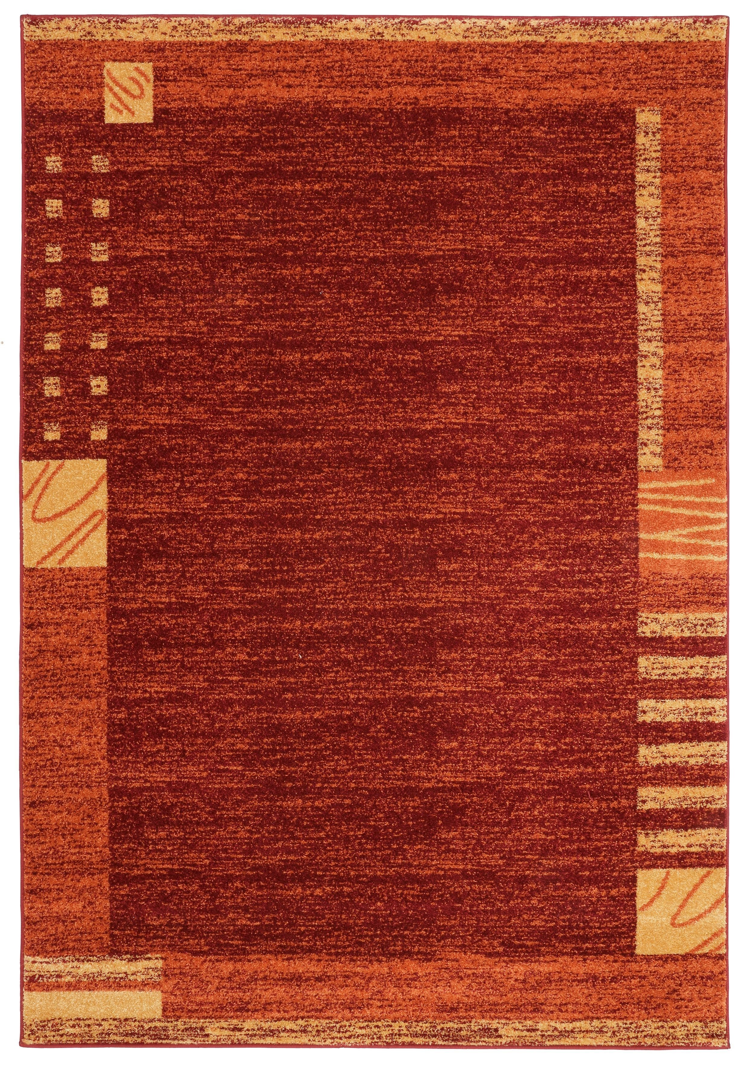 Teppich Jonas, my home, rechteckig, Höhe: 8 mm, flacher Teppich,Kurzflor, Weich, Pflegeleicht, Elegant, Bordüre