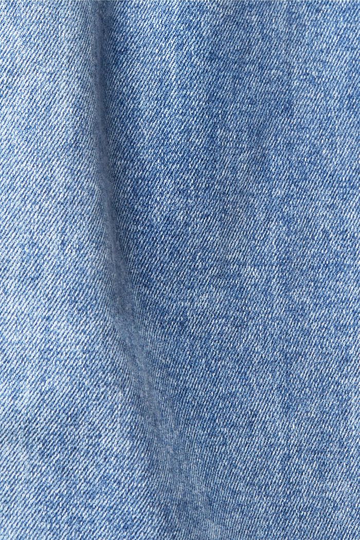 Jeans mit geradem Bein und mittlerer Bundhöhe