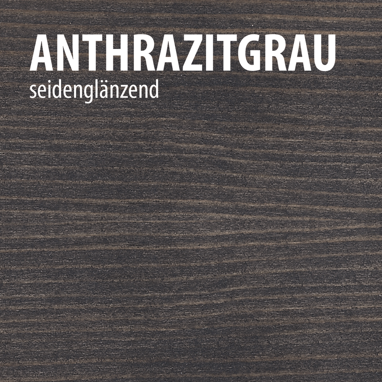 Baufix PUR Langzeitlasur anthrazitgrau seidenmatt, 5 Liter, Holzlasur