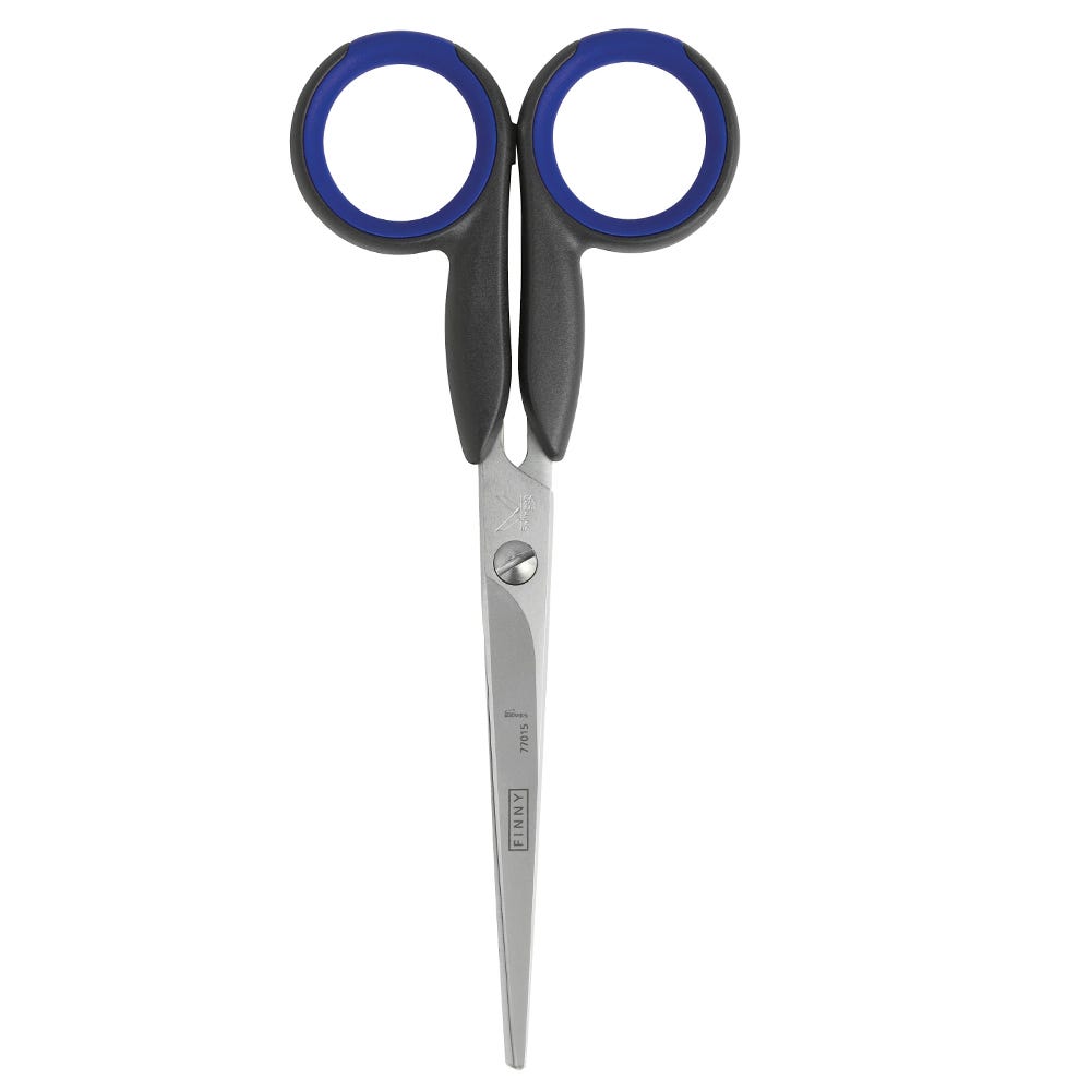 Kretzer Finny Profi schwarz-blaue Haarschere 6