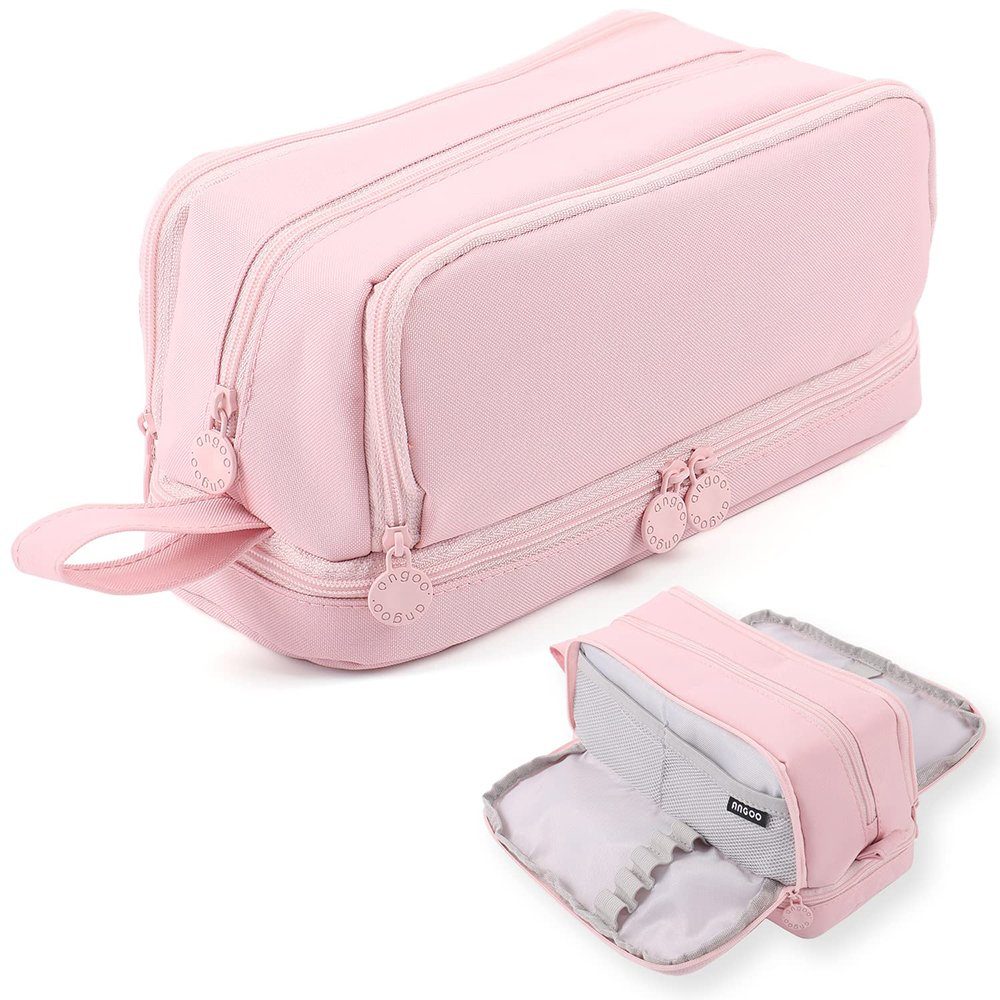 GelldG Federmäppchen Federmäppchen Große Kapazität, Mäppchen Federtaschen Etui 4 Fächer