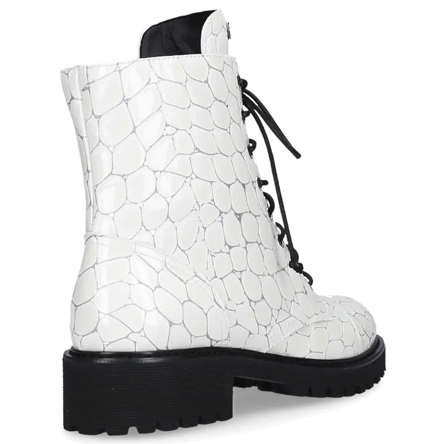 Giuseppe Zanotti - Stiefeletten COMBAT Kalbsleder - weiß