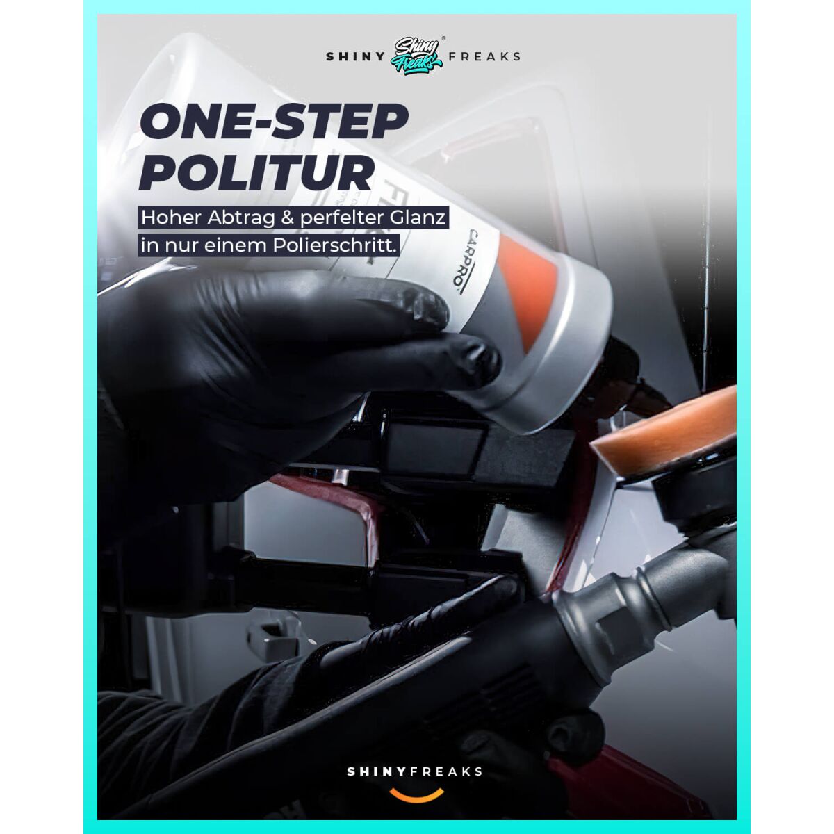 CarPro Politur Set Fixer   Ø125mm Pad | One-Step-Politur 500g