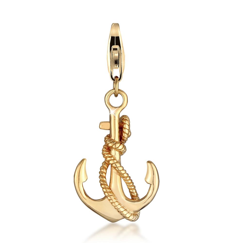 Nenalina Nenalina Amulette Ancre Trend Maritime Pendentif Femme - (925/1000) Argent Pendentif