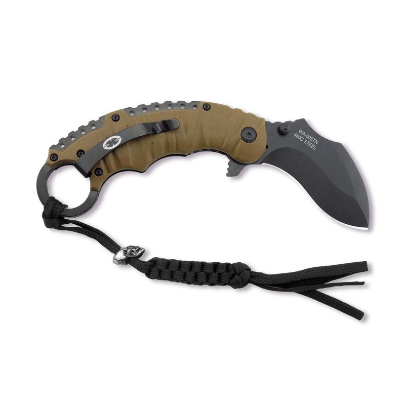 Witharmour Eagle Claw K Tan Messer, Militärmesser (taktische Messer)
