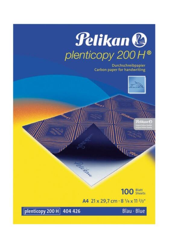 Pelikan 404426 Kohlepapier DIN A4 21 x 29,7 cm Blau 100 Blatt