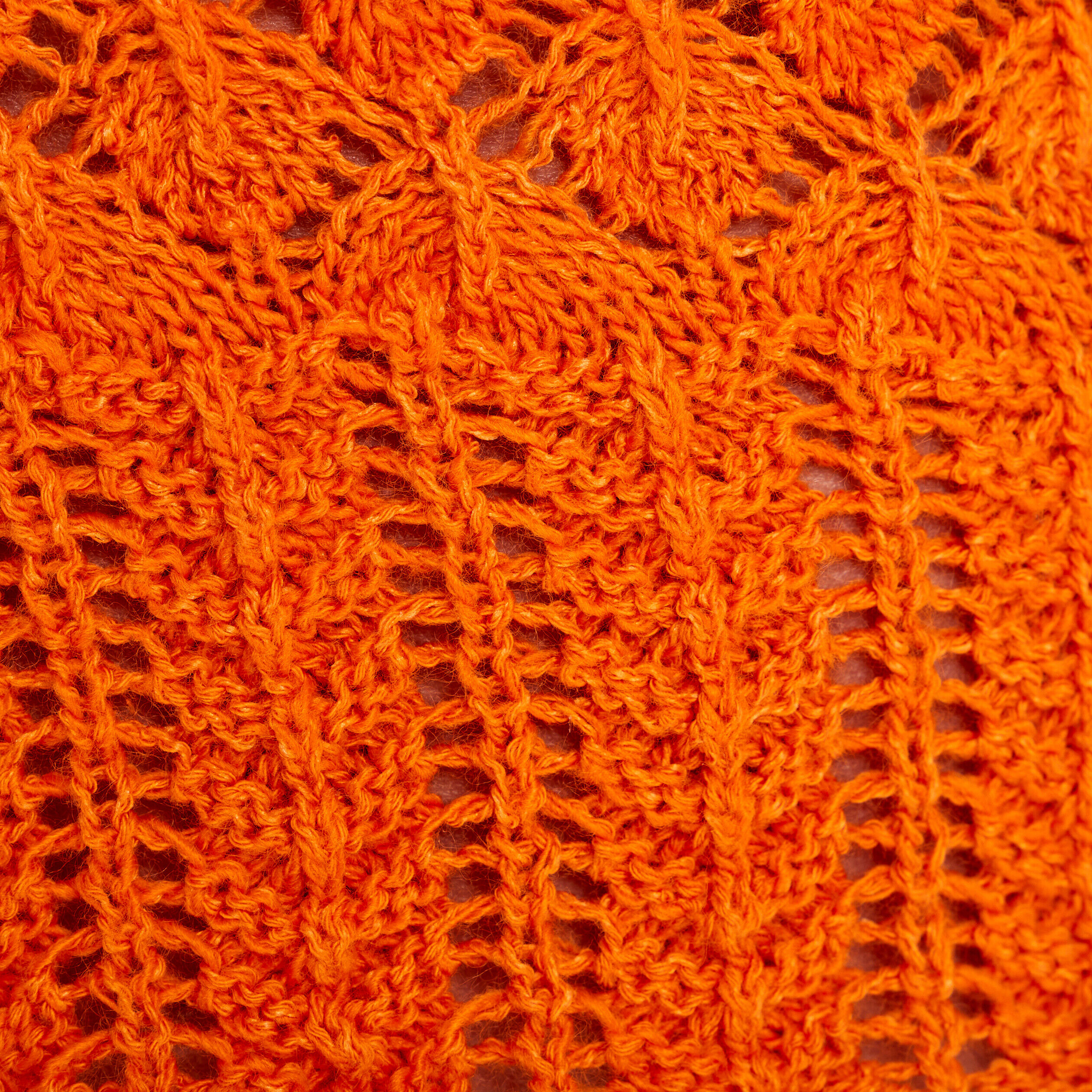 Crop top crochet orange femme | Cache Cache