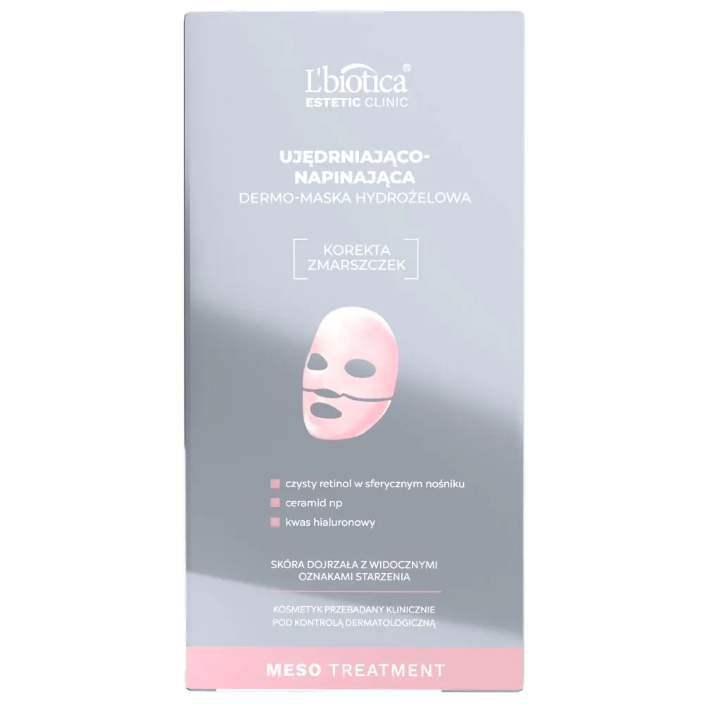 L'biotica Estetic Clinic Meso-behandling Opstrammende og opstrammende hydrogel dermomaske