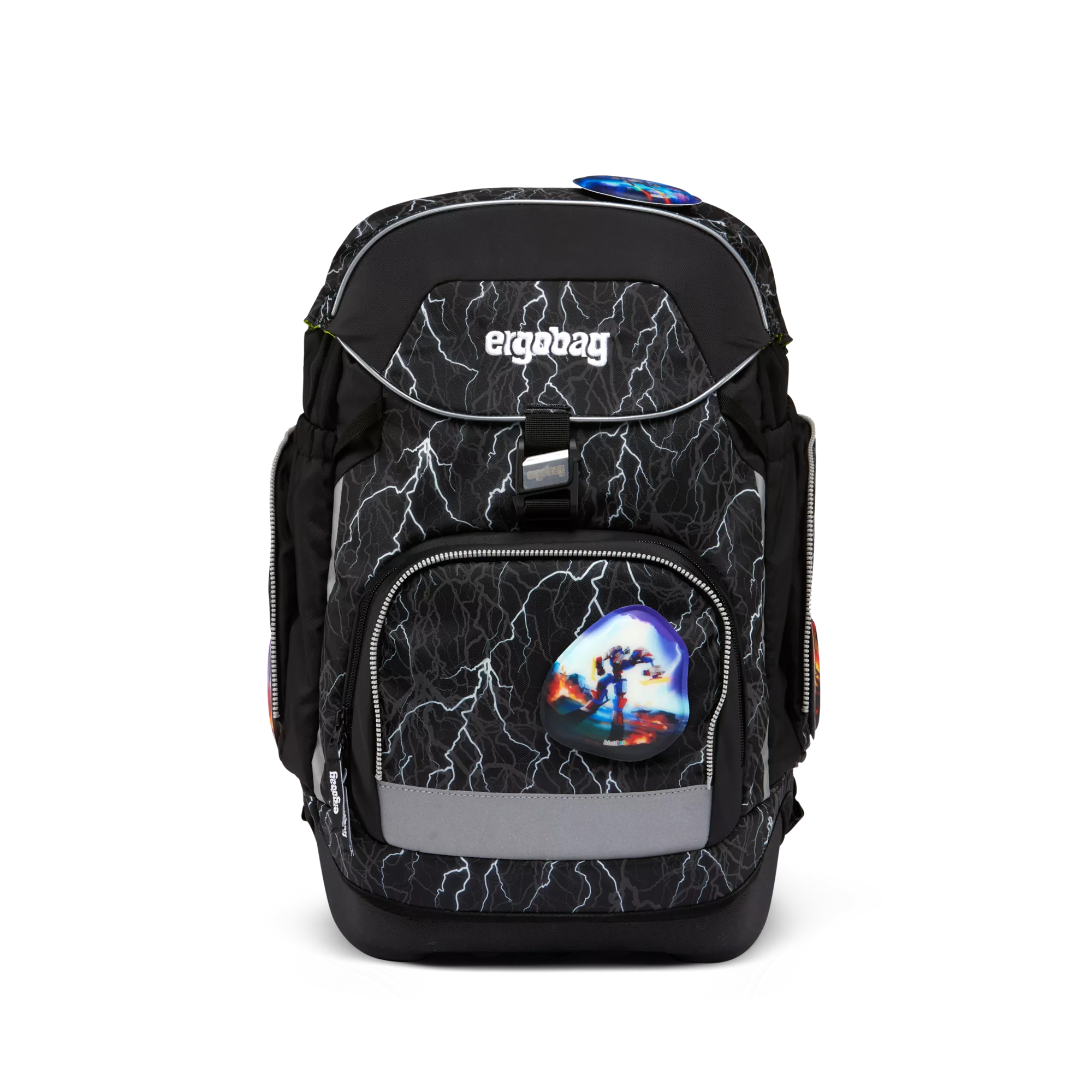 ergobag Schulrucksack-Set Super Reflektbär