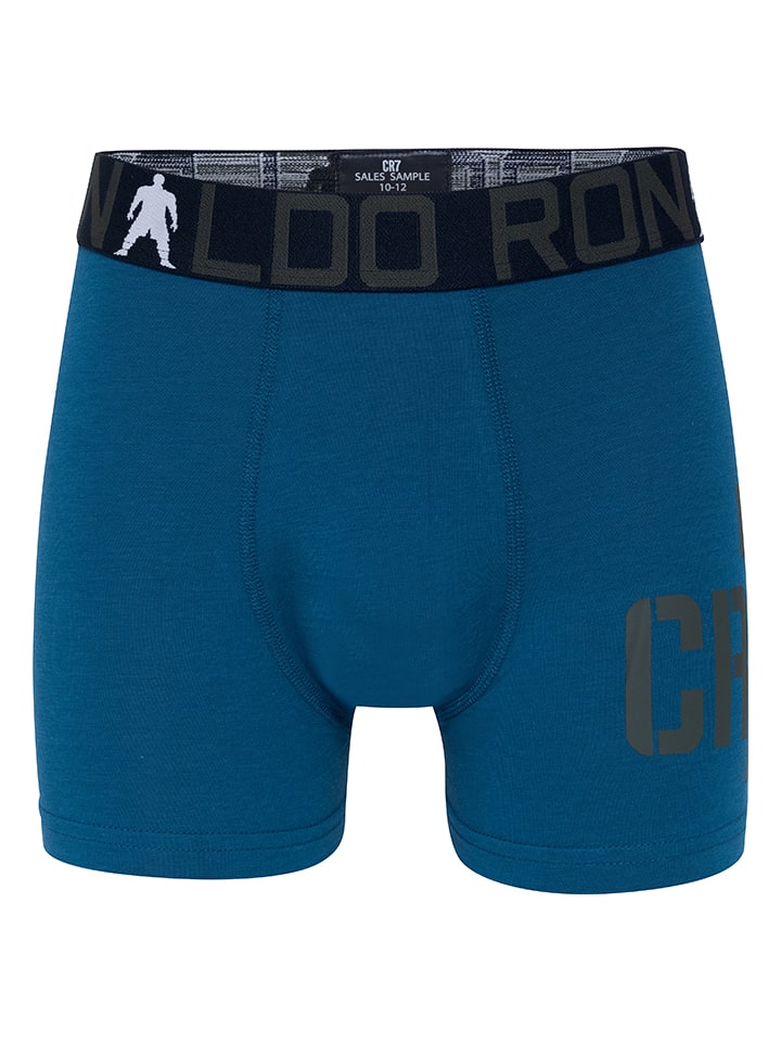 CR7 2er-Set: Boxershorts in Blau günstig kaufen