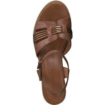 Tamaris Keilsandale in beige