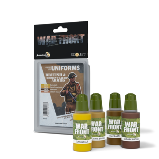 Scale75 - Warfront Paint Set: British & Commonwealth Armies (4x 17ml)