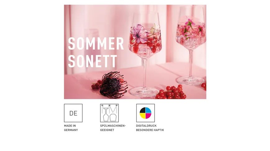RITZENHOFF Sprizz-Glas Sommersonett 2er-Set 004 Rosa, Grün