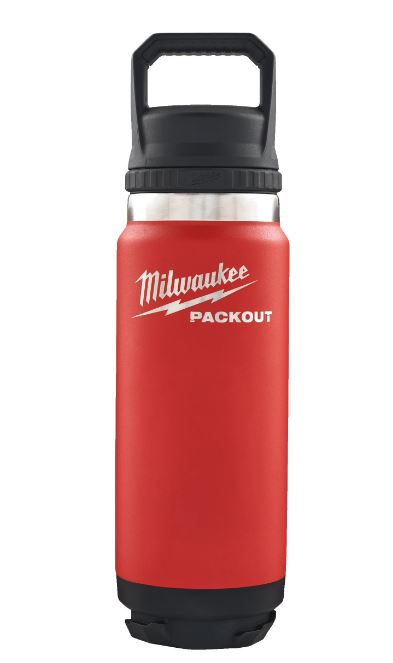 Bouteille isotherme rouge Packout avec couvercle, 710 ml, Milwaukee Accessories 4932493465