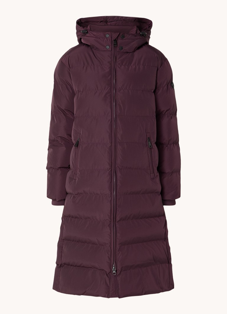 Airforce Grace quilted hooded jacket