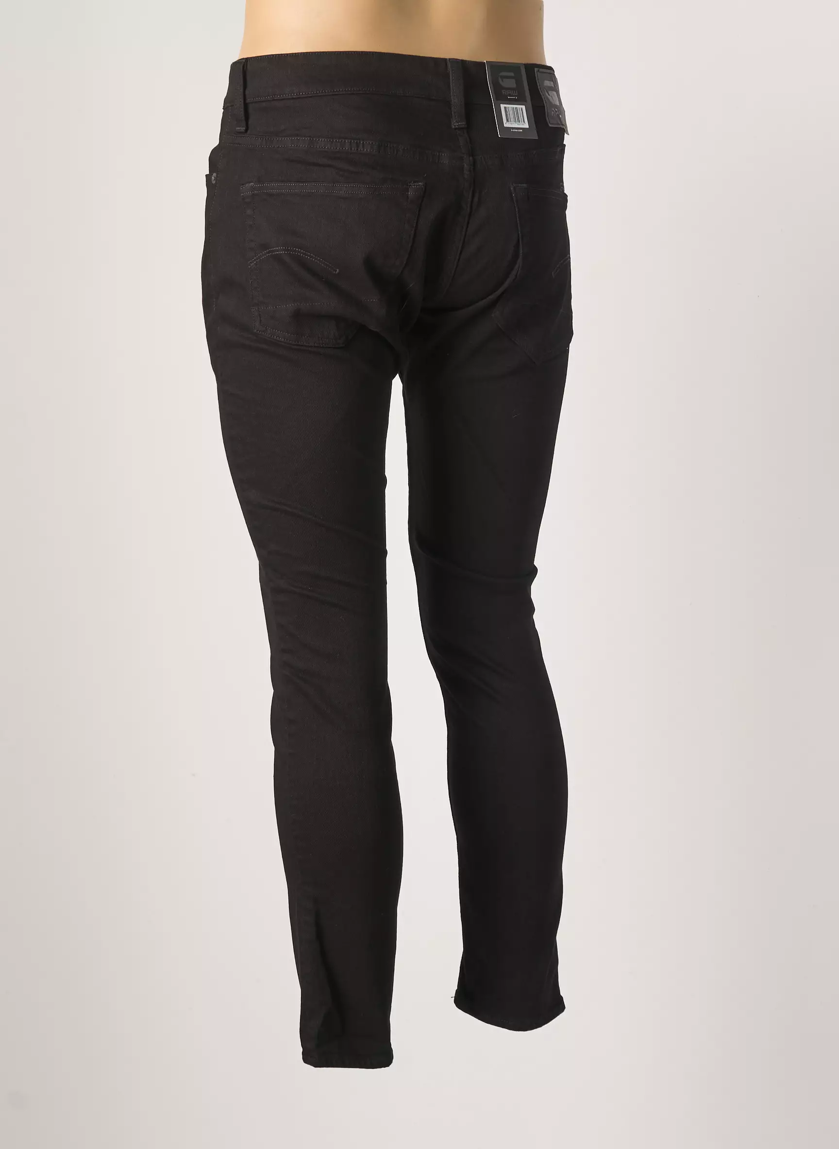 Raw 7 Pantalons Slim Homme couleur noir